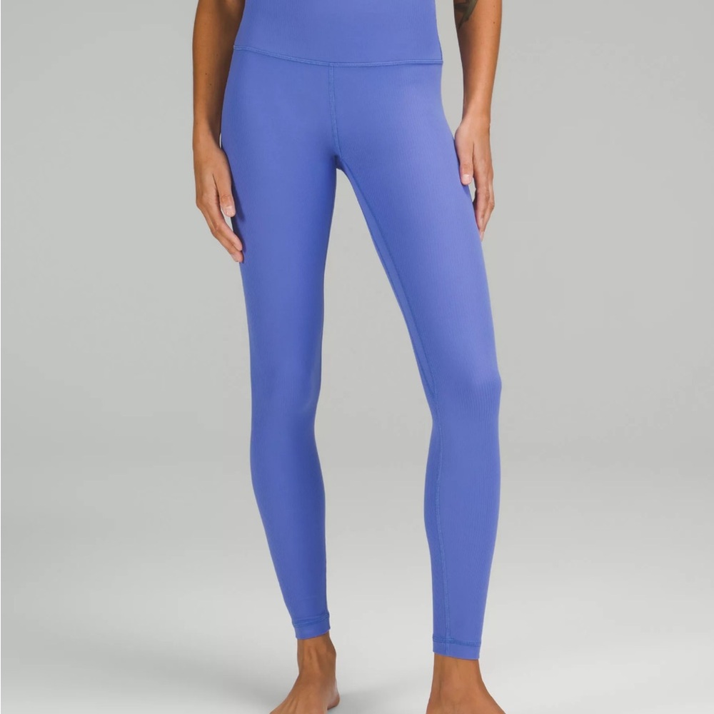 Lululemon align ribbed blue Leggings